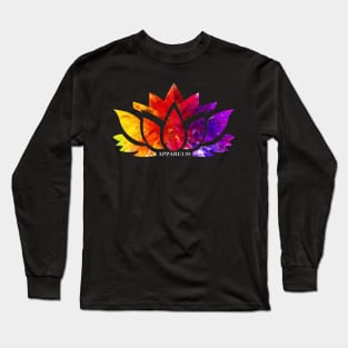 Multicolor Lotus Long Sleeve T-Shirt